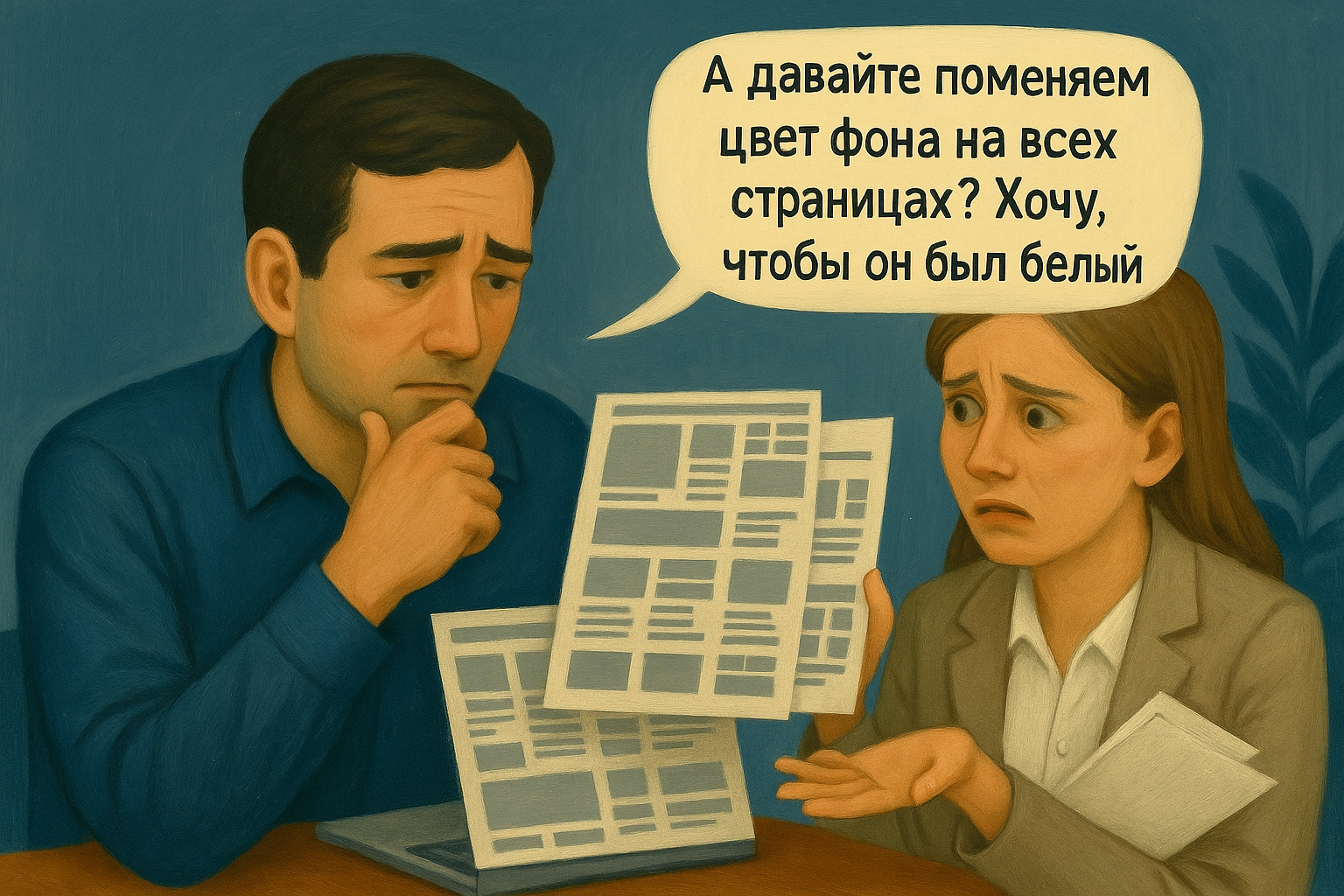 Ситуация: когда работа с дизайном может затянуться